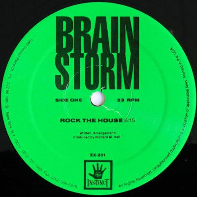 BRAINSTORM - Rock The House / Help Me To Believe / Move The Colours