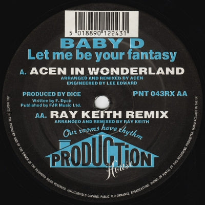 BABY D - Let Me Be Your Fantasy (Remixes)