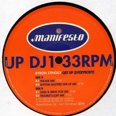 BYRON STINGILY - Get Up (Everybody)