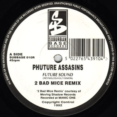 PHUTURE ASSASINS - Future Sound / African Sanctus (Remixes)