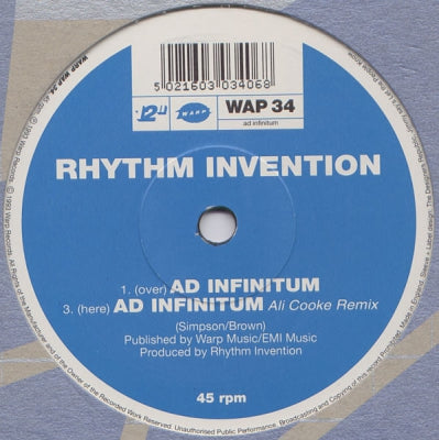 RHYTHM INVENTION - Ad Infinitum