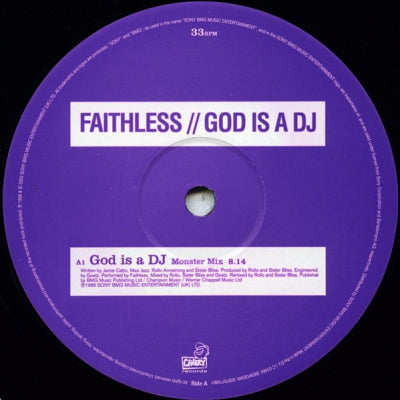 FAITHLESS - God Is A DJ