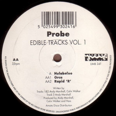 PROBE - Edible Tracks Vol. 1