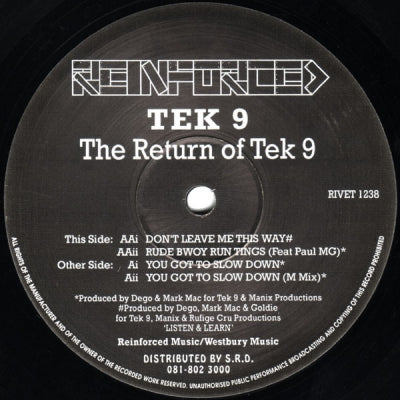 TEK 9 - The Return Of Tek 9
