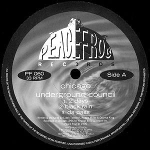 CHICAGO UNDERGROUND COUNCIL - 2 Days / Black Rain / Da Pass / Energy / Groove Thang