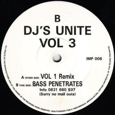 DJ'S UNITE - DJ's Unite Vol. 3