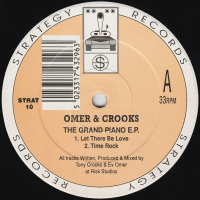 OMAR & CROOKS - The Grand Piano EP feat Let There Be Love / Timerock / Got To Make It / Let Me Feel