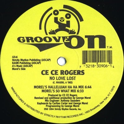 CE CE ROGERS - No Love Lost