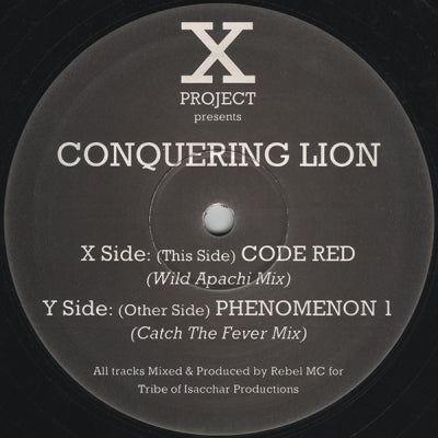 X PRODJECT PRESENTS CONQUERING LION - Code Red / Phenomenon 1