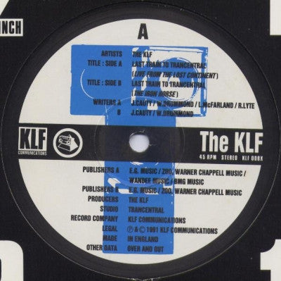 THE KLF - Last Train To Trancentral (Live From The Lost Continent)