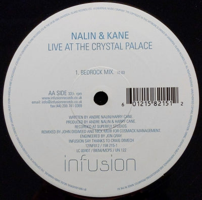 NALIN & KANE - Live At The Crystal Palace