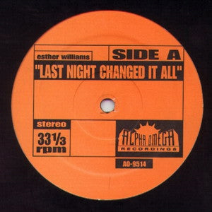 ESTHER WILLIAMS / SOUL SEARCHERS - Last Night Changed It All / Ashley's Roach Clip