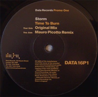 STORM - Time To Burn