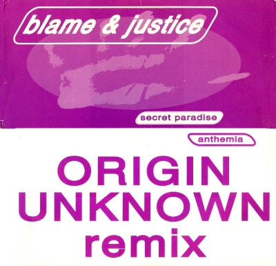 BLAME & JUSTICE - Anthemia (Remix) / Secret Paradise