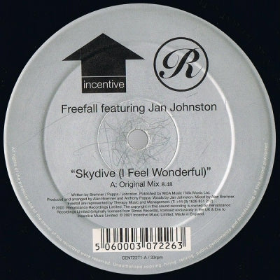 FREEFALL FEAT. JAN JOHNSTON - Skydive (I Feel Wonderful)