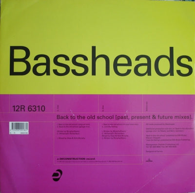 BASSHEADS - Back To The Old School (Past, Present & Future Mixes)