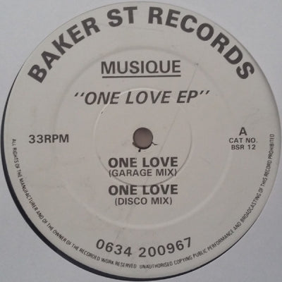 MUSIQUE / FREDDE - One Love EP / Jam