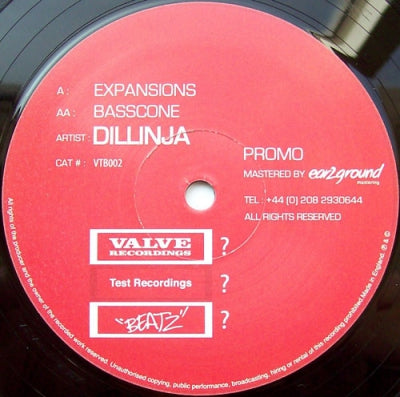 DILLINJA - Expansions / Basscone