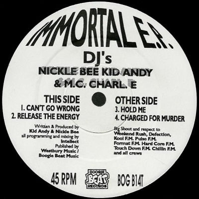 DJ'S NICKLE BEE,KID ANDY & M.C. CHARL.E - Immortal E.P