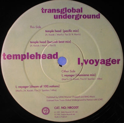 TRANSGLOBAL UNDERGROUND - Temple Head