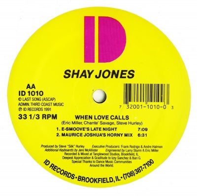 SHAY JONES - When Love Calls