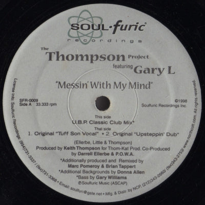 THE THOMPSON PROJECT WITH GARY L - Messin With My Mind