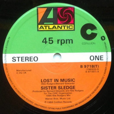 SISTER SLEDGE - Lost In Music