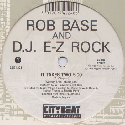 ROB BASE & D.J. EZ-ROCK - It Takes Two