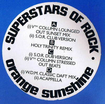SUPERSTARS OF ROCK - Orange Sunshine