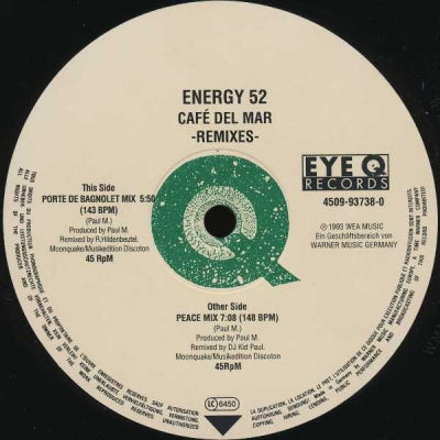 ENERGY 52 - Cafe Del Mar