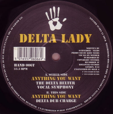 DELTA LADY - Anything You Want