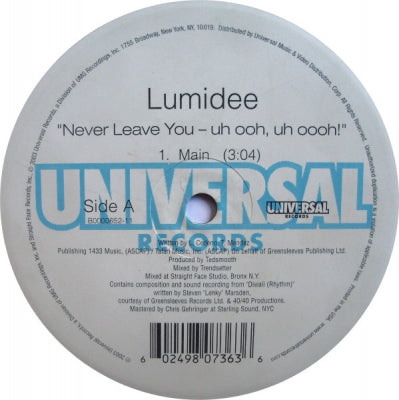 LUMIDEE - Never Leave You (Uh Oooh, Uh Oooh)