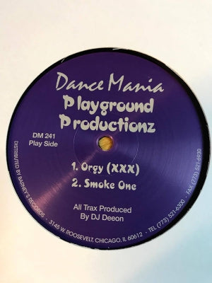 PLAYGROUND PRODUCTIONS - Orgy (XXX)