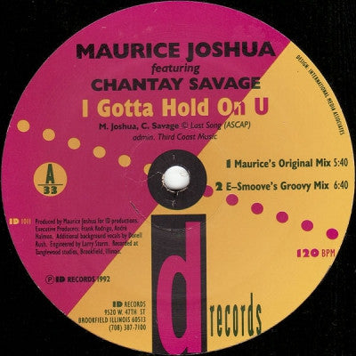 MAURICE JOSHUA - I Gotta Hold On You