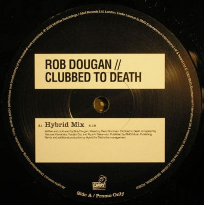 ROB DOUGAN - Clubbed To Death