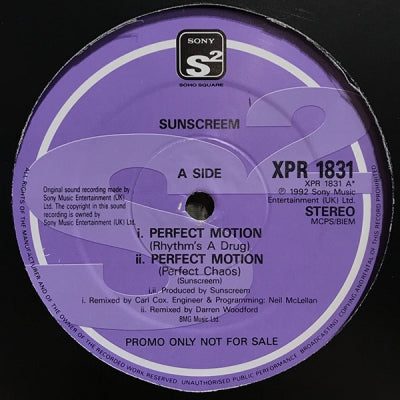 SUNSCREEM - Perfect Motion