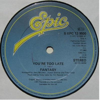 FANTASY - You're Too Late