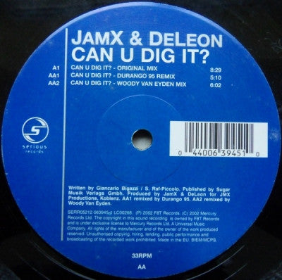 JAMX & DELEON - Can U Dig It?
