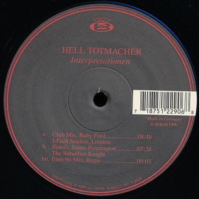 DJ HELL - Totmacher (remixes)