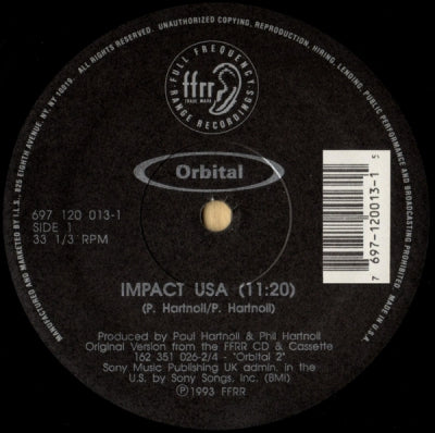 ORBITAL - Impact USA / Lush (1926 Trancendance mix)