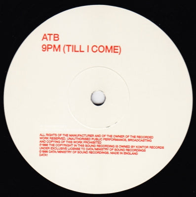 ATB - 9PM (Till I Come)