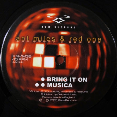 ANT MILES & RED ONE - Bring It On / Musica