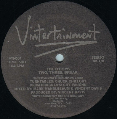 THE B BOYS - Two, Three, Break