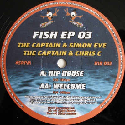 THE CAPTAIN & SIMON EVE / THE CAPTAIN & CHRIS C - Fish EP 03