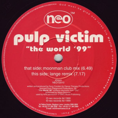 PULP VICTIM - The World '99