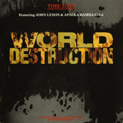 TIME ZONE FEAT JOHN LYNDON & AFRIKA BAMBAATAA - World Destruction