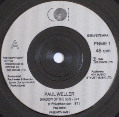 PAUL WELLER - Shadow Of The Sun (Live At Wolverhampton)