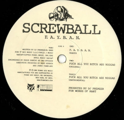 SCREWBALL - F.A.Y.B.A.N / Seen It All