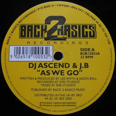 DJ ASCEND & JB - As We Go / Ladies & Gentleman
