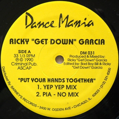 RICKY "GET DOWN" GARCIA - Put Your Hands Together